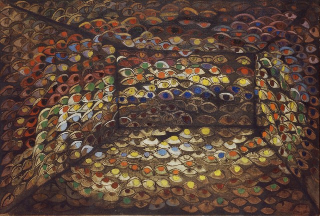 La scala ou Les yeux, 1937, huile sur toile, CR224, Courtesy Galerie Jeanne Bucher Jaeger, Paris. © Coll.part., Courtesy Galerie Jeanne Bucher Jaeger, Paris-Lisbonne / Faujour.